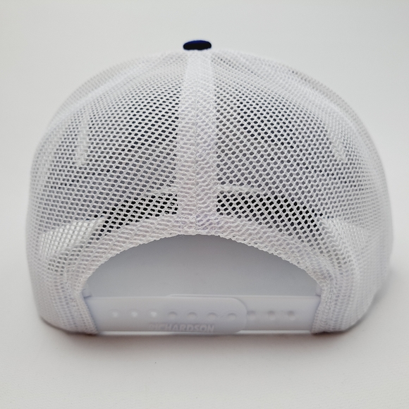 STP Racing Team Richardson 112 Trucker Mesh Snapback Cap Hat Blue - Picture 4 of 4